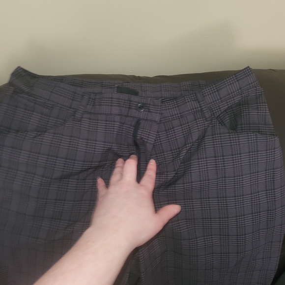 Men's Grey patterned warm weather shorts Aviva - Picture 4 of 4